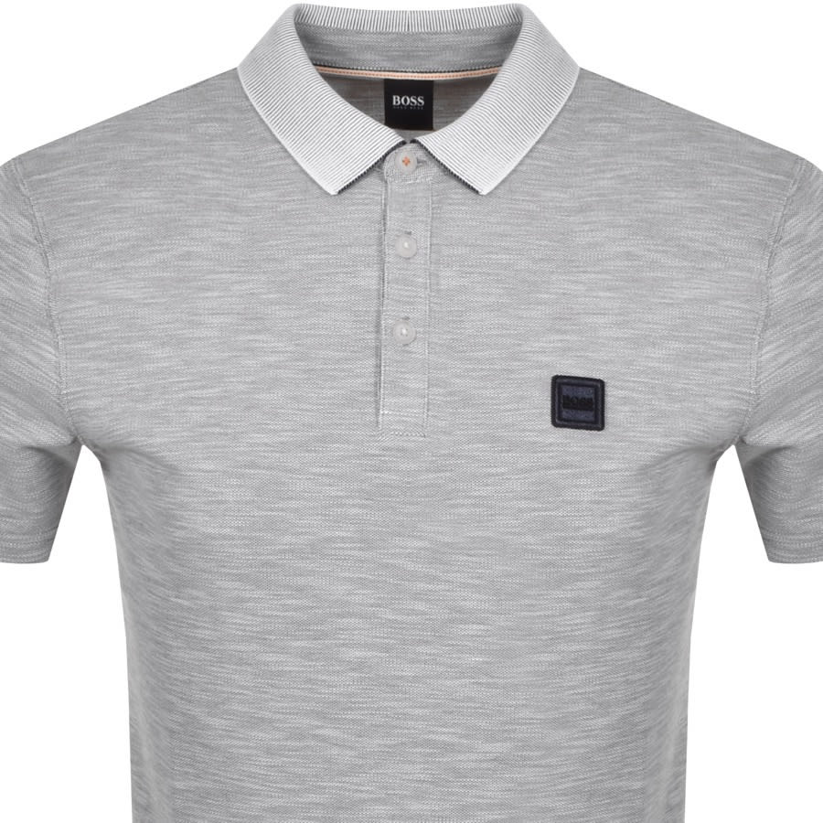 Alternative Image for ProductBOSS Pecas Polo T Shirt Grey2